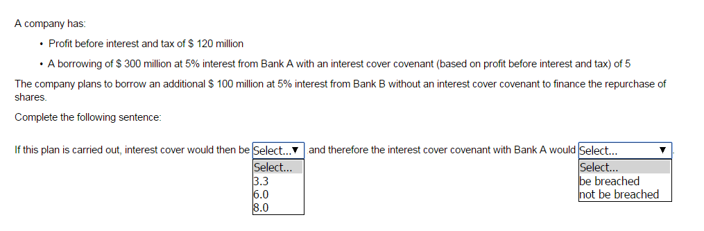 F3 Exam Quiz