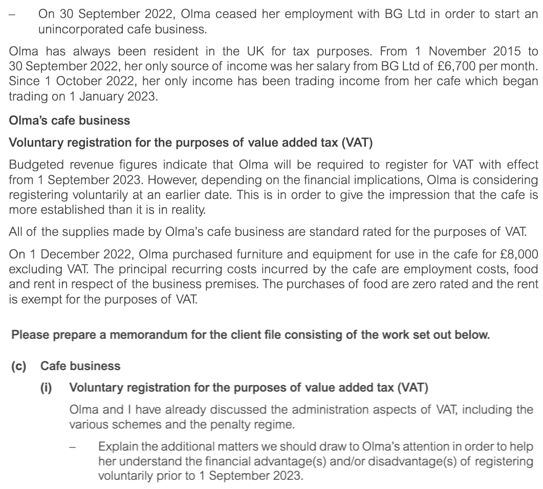 ACCA ATX (UK) Past Papers - Question 1c I - June 2022 CBE | ACOWtancy ...