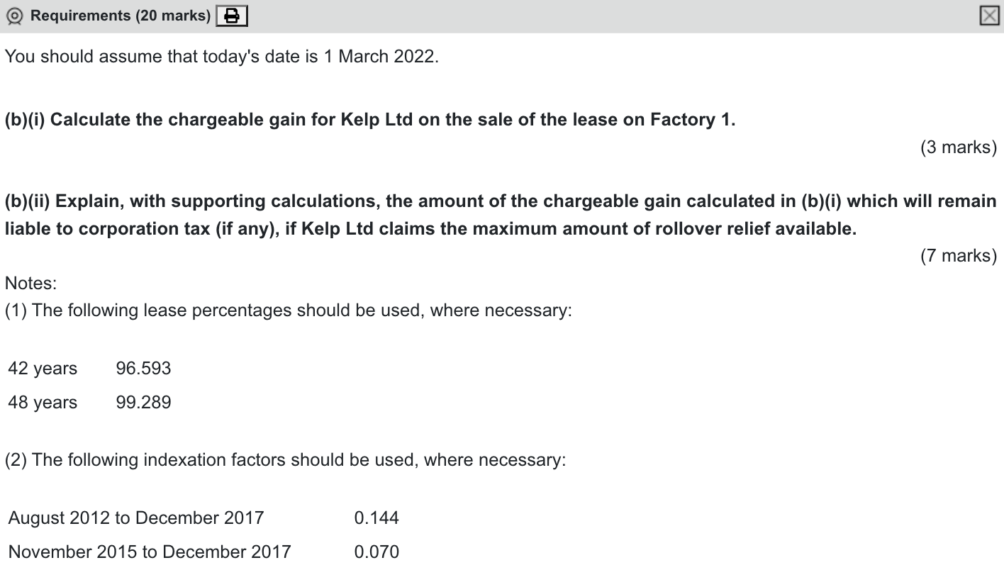 ACCA ATX (UK) Past Papers - Question 3b - June 2021 CBE | ACOWtancy ...