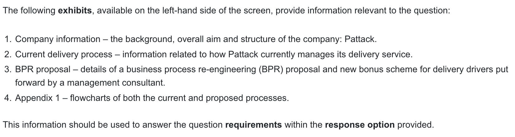 ACCA APM Past papers Question 3 December 2021 CBE aCOWtancy