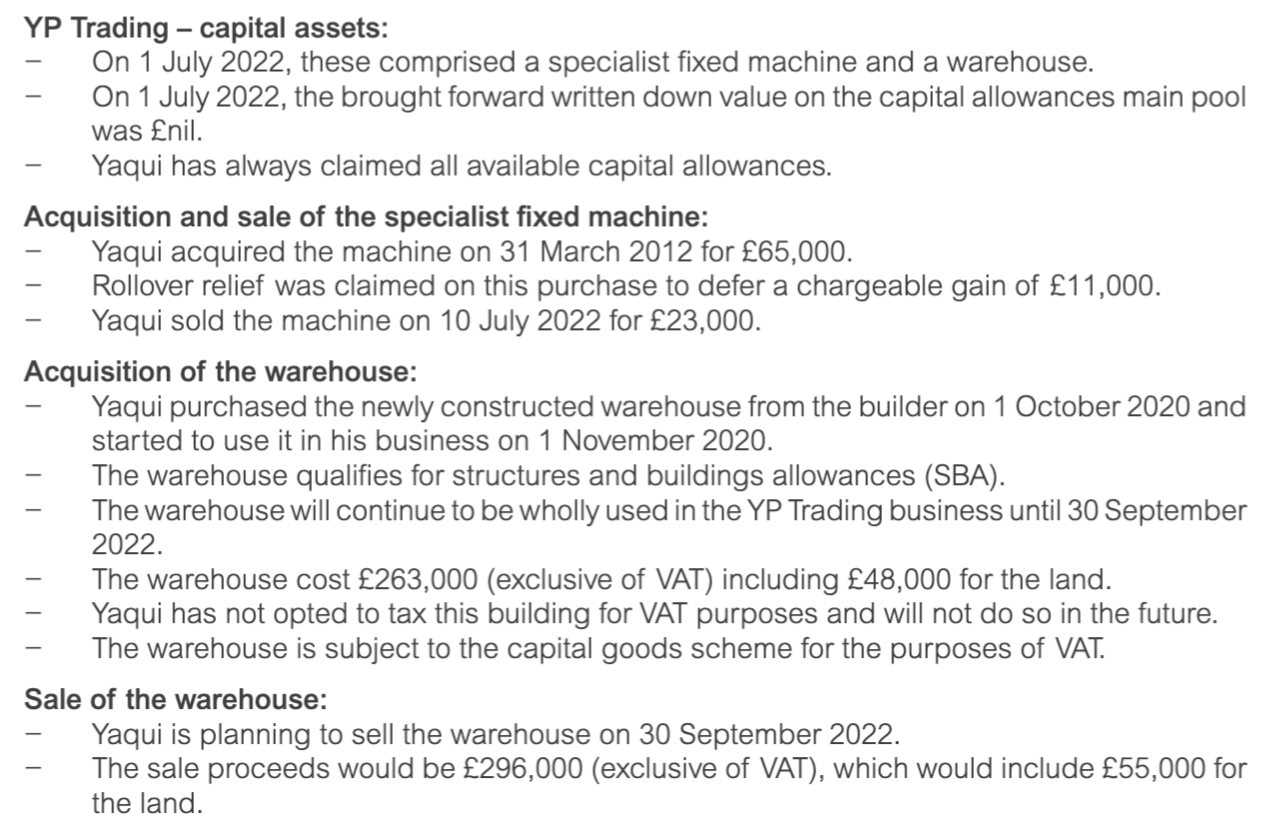 ACCA ATX (UK) Past Papers - Question 3c - December 2022 CBE | ACOWtancy ...